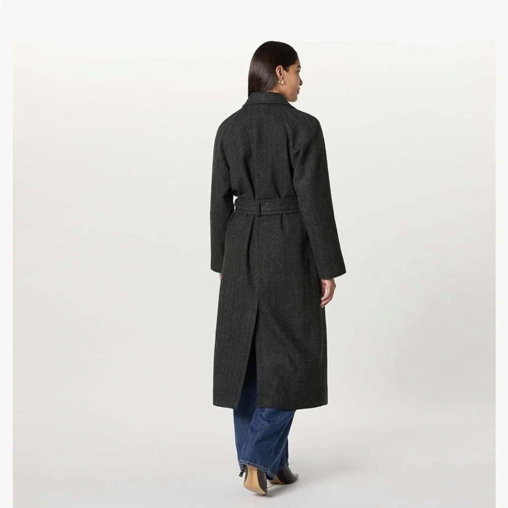 The Drop womens Jessy Elongated Overcoat size Large - Picture 12 of 15